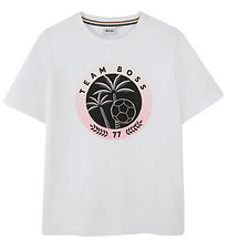 BOSS T-shirt - Team Boss - Hvid m. Print BOSS T-shirt - Team Boss - Hvid m. Print