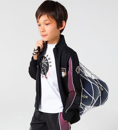 BOSS T-shirt - Team Boss - Hvid m. Print BOSS T-shirt - Team Boss - Hvid m. Print