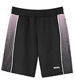 BOSS Shorts - Team Boss - Sort m. Rosa