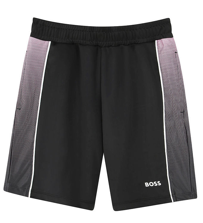 BOSS Shorts - Team Boss - Sort m. Rosa