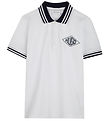 HUGO Polo - Hvid m. Navy HUGO Polo - Hvid m. Navy