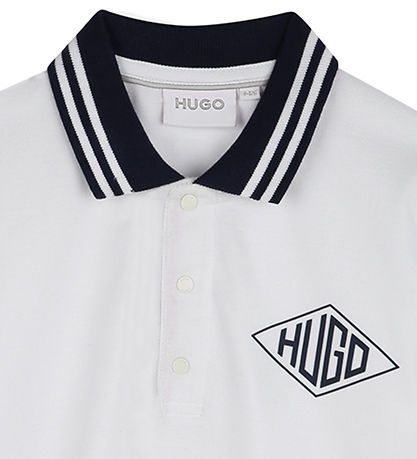 HUGO Polo - Hvid m. Navy