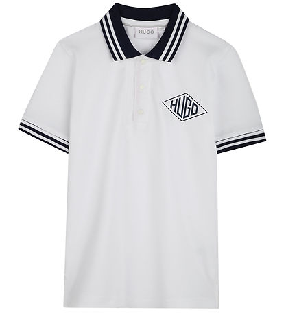 HUGO Polo - Hvid m. Navy