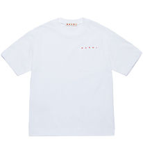 Marni T-shirt - Hvid m. Lomme Marni T-shirt - Hvid m. Lomme
