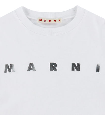 Marni T-shirt - Cropped - Hvid Marni T-shirt - Cropped - Hvid