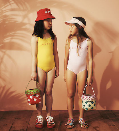 Marni Badedragt - Soft Pink m. Print