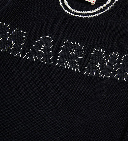 Marni Bluse - Strik - Sort m. Hvid