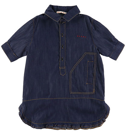 Marni Denimkjole - Navy Marni Denimkjole - Navy