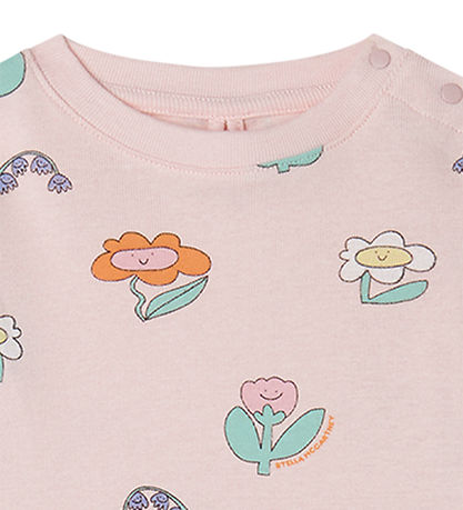 Stella McCartney Kids Bluse - Viola m. Blomster