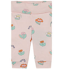 Stella McCartney Kids Leggings - Viola m. Blomster Stella McCartney Kids Leggings - Viola m. Blomster