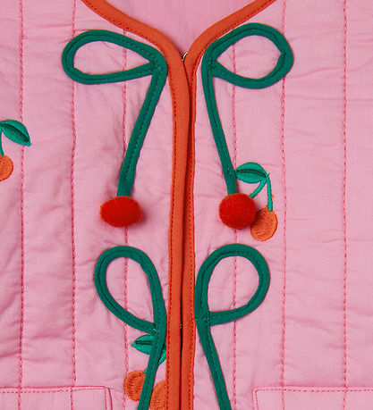 Stella McCartney Kids Jakke - Rosa m. Kirsebær