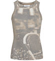 Grunt Tanktop - GrFrille - Brun m. Print Grunt Tanktop - GrFrille - Brun m. Print