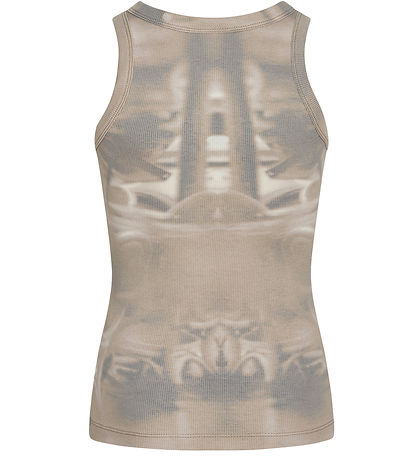 Grunt Tanktop - GrFrille - Brown w. Print
