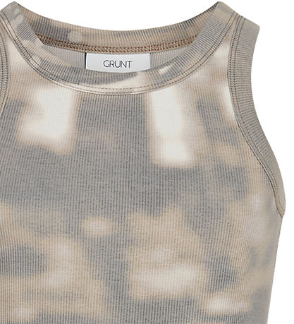 Grunt Tanktop - GrFrille - Brown w. Print