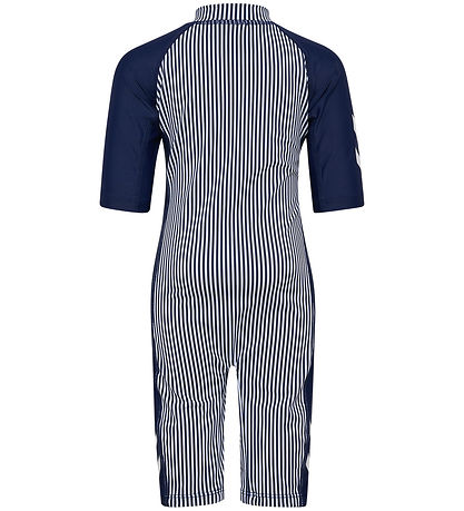 Hummel Badeheldragt - UV40+ - HmlMorgat - Navy Blue/Bright White
