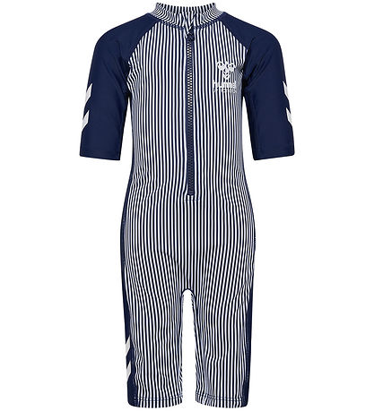 Hummel Badeheldragt - UV40+ - HmlMorgat - Navy Blue/Bright White