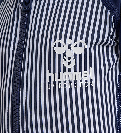 Hummel Badeheldragt - UV40+ - HmlMorgat - Navy Blue/Bright White Hummel Badeheldragt - UV40+ - HmlMorgat - Navy Blue/Bright White