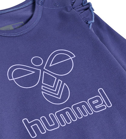 Hummel Bodysuit l/s - HmlEline - Skipper Blue