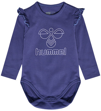 Hummel Bodysuit l/s - HmlEline - Skipper Blue