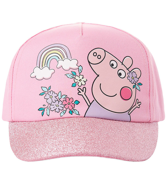 Name It Kasket Pink Frosting Med Gurli Gris - Str. 51-52cm