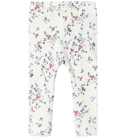 Name It Leggings - NbfFiline - Cloud Dancer