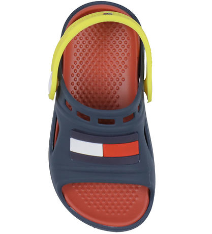 Tommy Hilfiger Sandaler - Comfy - Blå/Gul