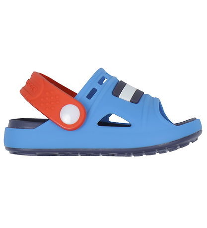 Tommy Hilfiger Sandaler - Comfy - Sky Blue/Red Tommy Hilfiger Sandaler - Comfy - Sky Blue/Red