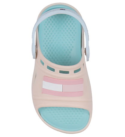 Tommy Hilfiger Sandaler - Comfy - Pink/Light Blue