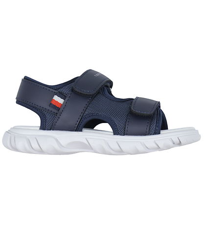 Tommy Hilfiger Sandaler - Velcro - Blå Tommy Hilfiger Sandaler - Velcro - Blå