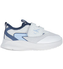 Calvin Klein Sko - Low Cut Velcro - Hvid/Lyseblå Calvin Klein Sko - Low Cut Velcro - Hvid/Lyseblå