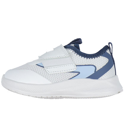 Calvin Klein Sko - Low Cut Velcro - Hvid/Lyseblå