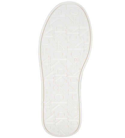 Calvin Klein Sko - Low Cute Lace-Up - Off White/Silver Calvin Klein Sko - Low Cute Lace-Up - Off White/Silver