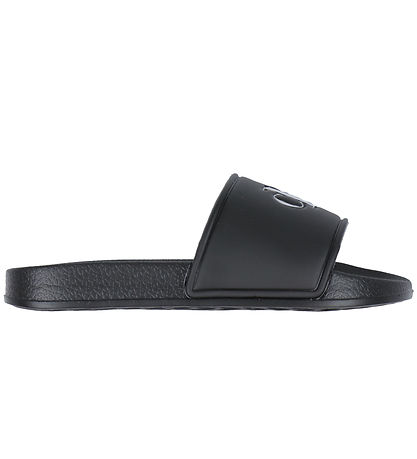 Calvin Klein Badesandaler - Logo Print Pool Slide - Sort Calvin Klein Badesandaler - Logo Print Pool Slide - Sort