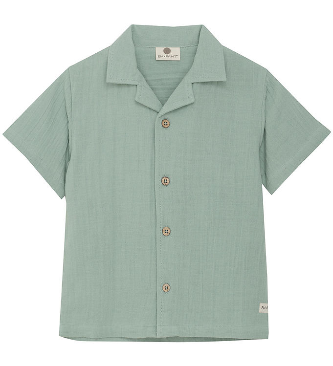 En Fant Skjorte - Musselin - Jadeite