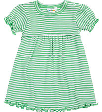 Joha Kjole - Rib - Uld/Silke - Grøn Joha Kjole - Rib - Uld/Silke - Grøn