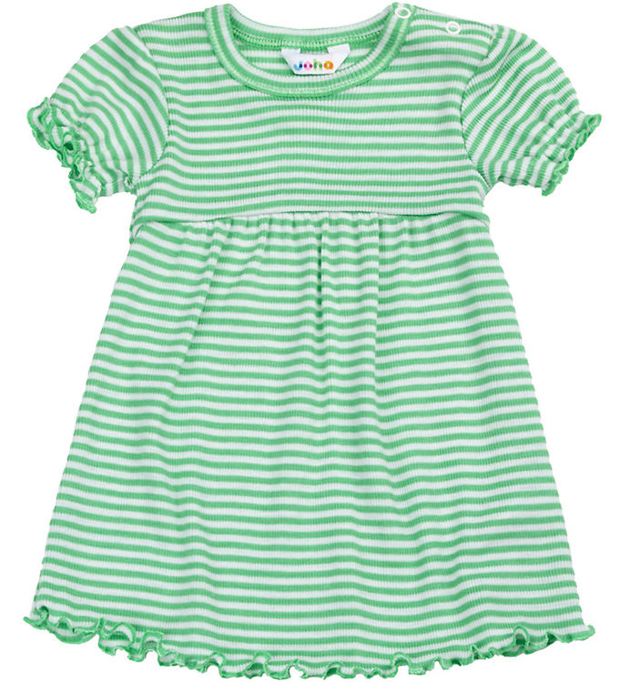 Joha Kjole - Rib - Uld/Silke - Grøn