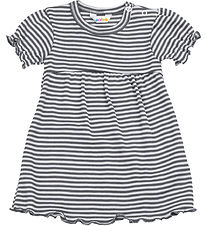 Joha Kjole - Rib - Uld/Silke - Mørkegrå Joha Kjole - Rib - Uld/Silke - Mørkegrå