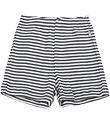 Joha Shorts - Rib - Uld/Silke - Mørkegrå