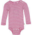 Joha Body L/Æ - Rib - Uld/Silke - Pink Joha Body L/Æ - Rib - Uld/Silke - Pink