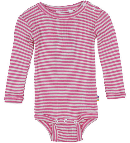 Joha Body L/Æ - Rib - Uld/Silke - Pink