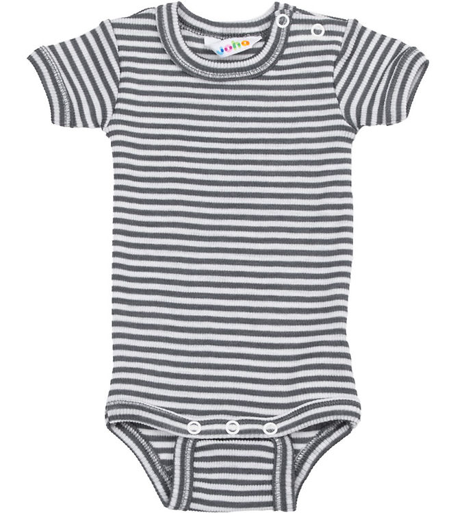 Joha Body K/Æ - Rib - Uld/Silke - Mørkegrå