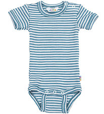 Joha Body K/Æ - Rib - Uld/Silke - Blå Joha Body K/Æ - Rib - Uld/Silke - Blå