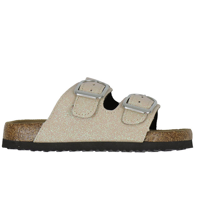 Name It Sandaler - NkfFlora - Cloud Dancer/Small Glitter