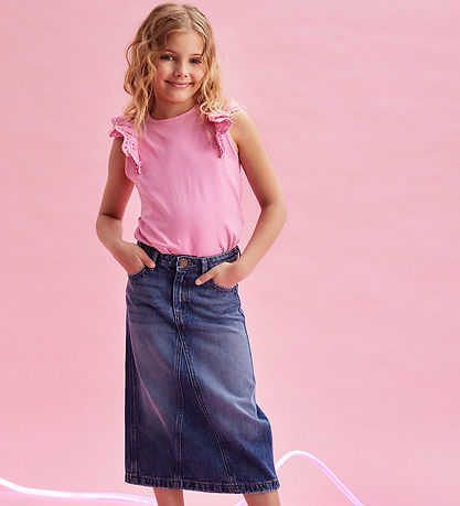 Creamie Nederdel - Denim - Blå Creamie Nederdel - Denim - Blå