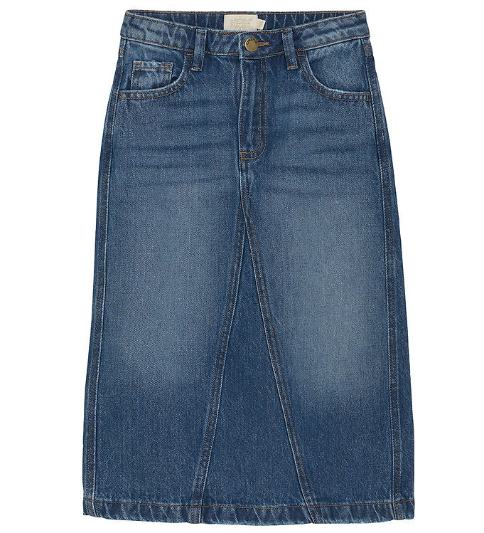 Creamie Nederdel - Denim - Blå