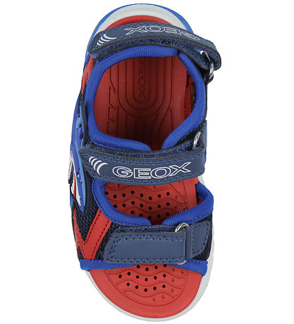 Geox Sandaler m. Lys - Ciberdron - Navy/Rød