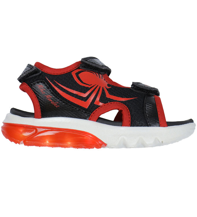 Geox Sandaler m. Lys - Ciberdron - Sort/Rød