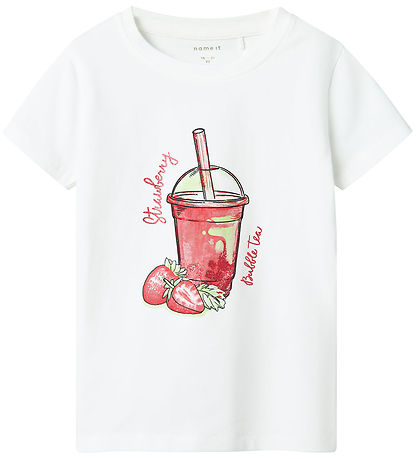 Name It T-shirt - NmfFoji - Bright White Name It T-shirt - NmfFoji - Bright White