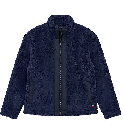 LEGO® Wear Fleecejakke - Teddy - LWSaku 206 - Dark Navy LEGO® Wear Fleecejakke - Teddy - LWSaku 206 - Dark Navy