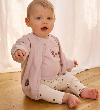 Fixoni Cardigan - Strik - Gray Lilac Fixoni Cardigan - Strik - Gray Lilac